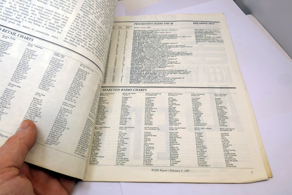Ward Report Western Association of Rock Dick Jockeys 1987 music Indie fame