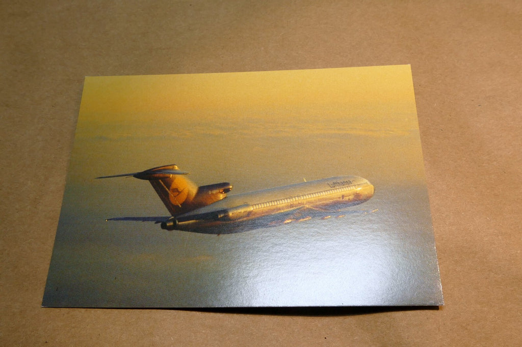 Lufthansa Sunset View Airlines Airplane Sky Postcard Unposted 4"X 6" Continental