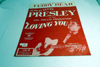 Teddy Bear by Elvis Presley Lowe Mann 1957  Sheet Music