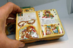 "Night before Christmas"  Book Shaped Tin with box mouse sleep - boxed