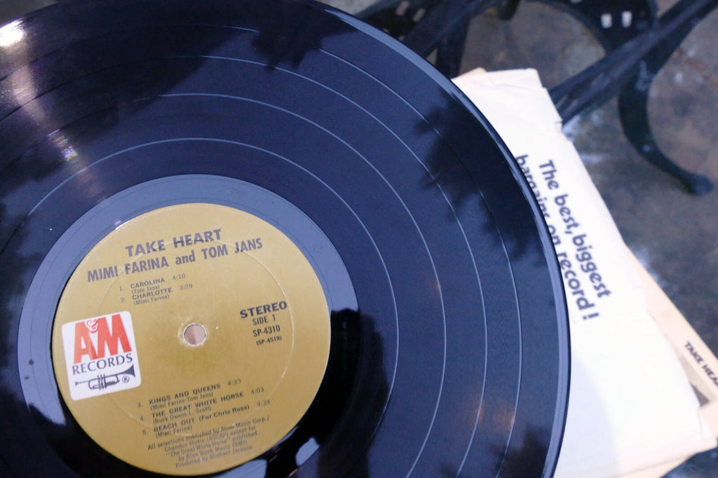 Mimi Farina And Tom Jans - Take Heart LP   SP 4310 A&M 1971 Vinyl Record