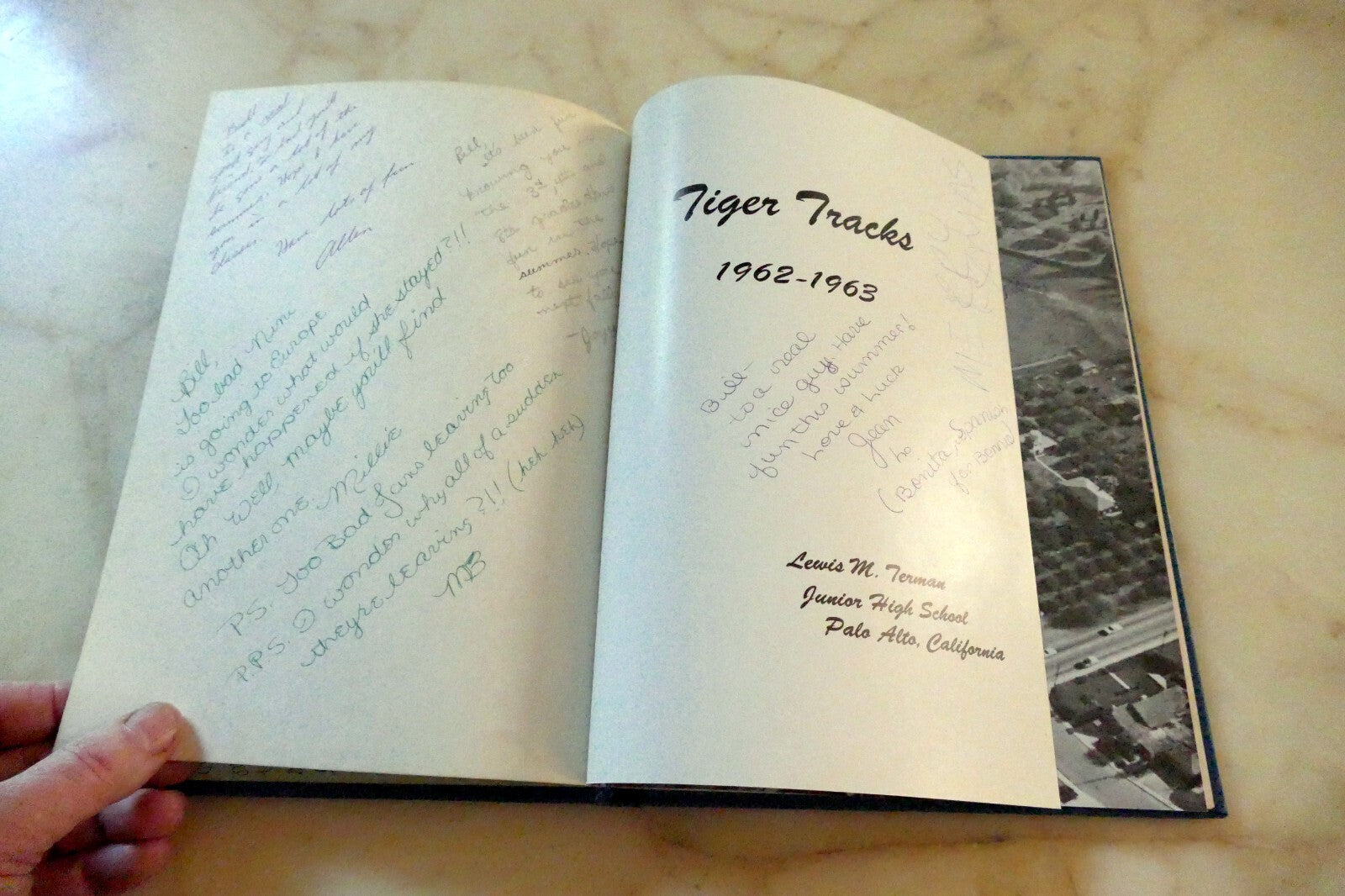 1963 TERMAN JUNIOR HIGH SCHOOL YEARBOOK ANNUAL JOURNAL PALO ALTO  TIGER TRACKS