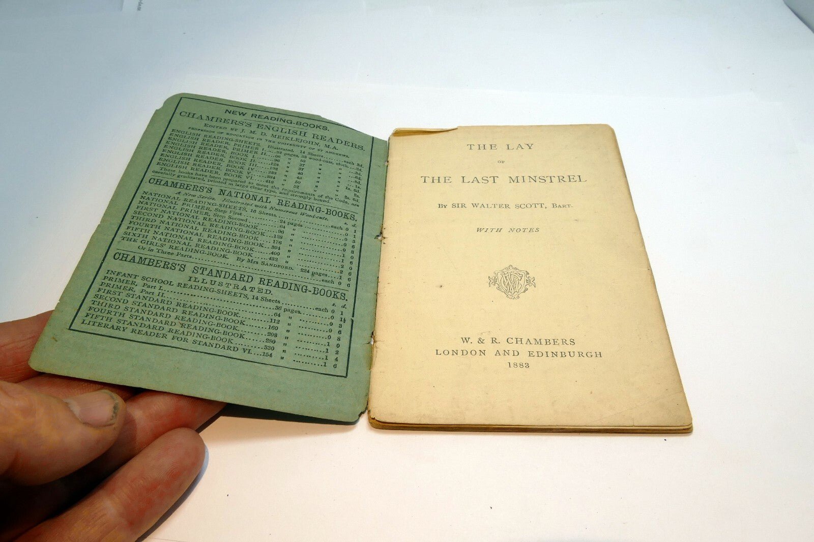 Scott's The Lay Of The Last Minstrel Walter Scott  1883 Chambers London