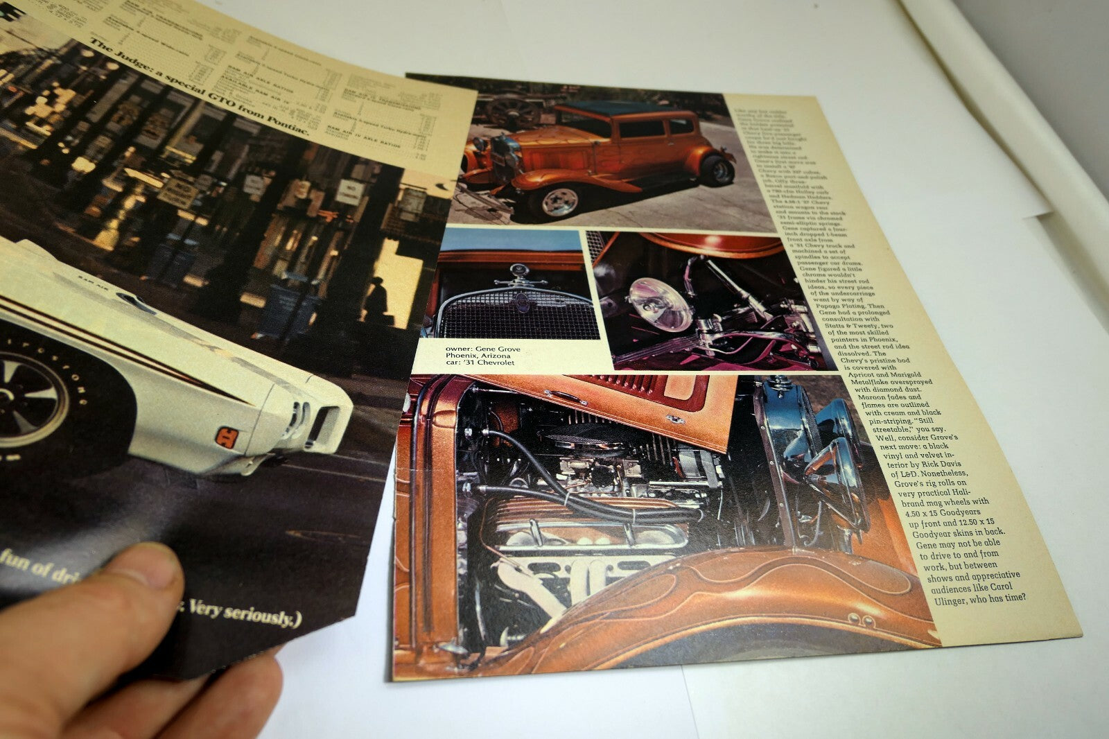 Hot rod 1964 pontiac gto magazine clippings advertisement ad