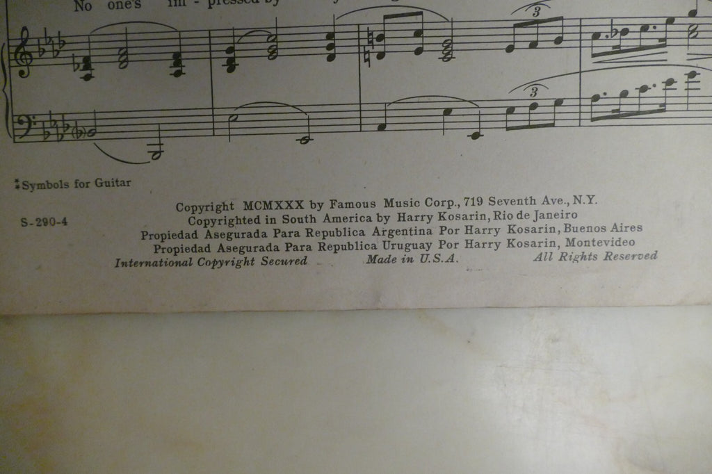 Do You Play Madame 1930 by Richard A. Whiting from "Safety In Number" musical
