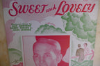 Sweet and lovely sheet music 1931 by gus arnheim, harry tobias and jules lemare