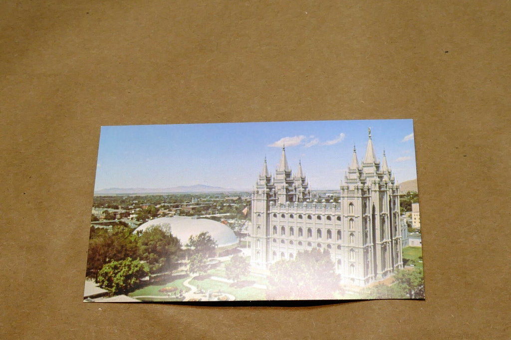 Salt Lake Utah Temple LDS Church Utah advertisement Add