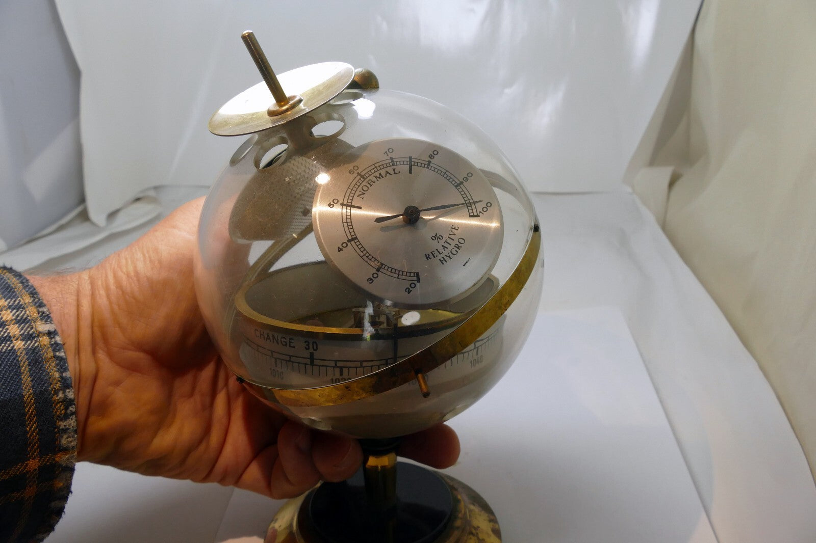 BGM Barometer Brass Sputnik West Germany