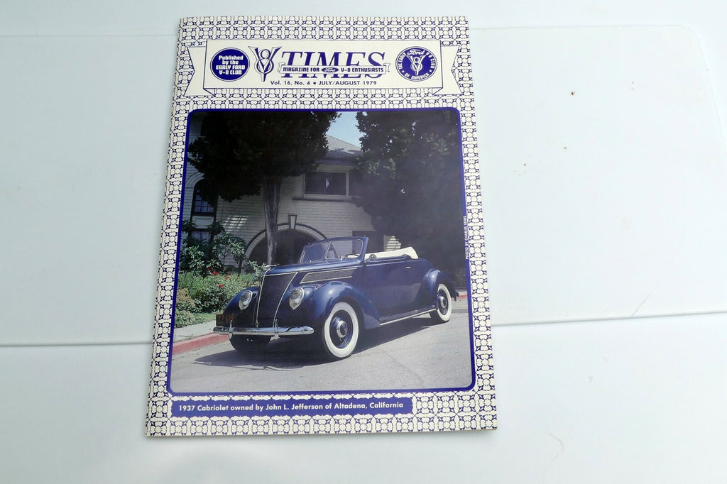 V8 Times Ford V-8 Enthusiasts Magazine July/August 1979 Woodie Fisher's '41 conv