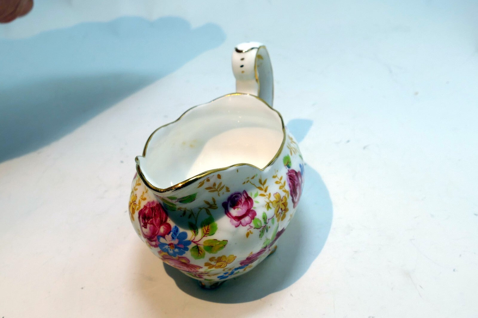 Royal Stafford Creamer pitcher  only ~June Roses~ Bone China made in England