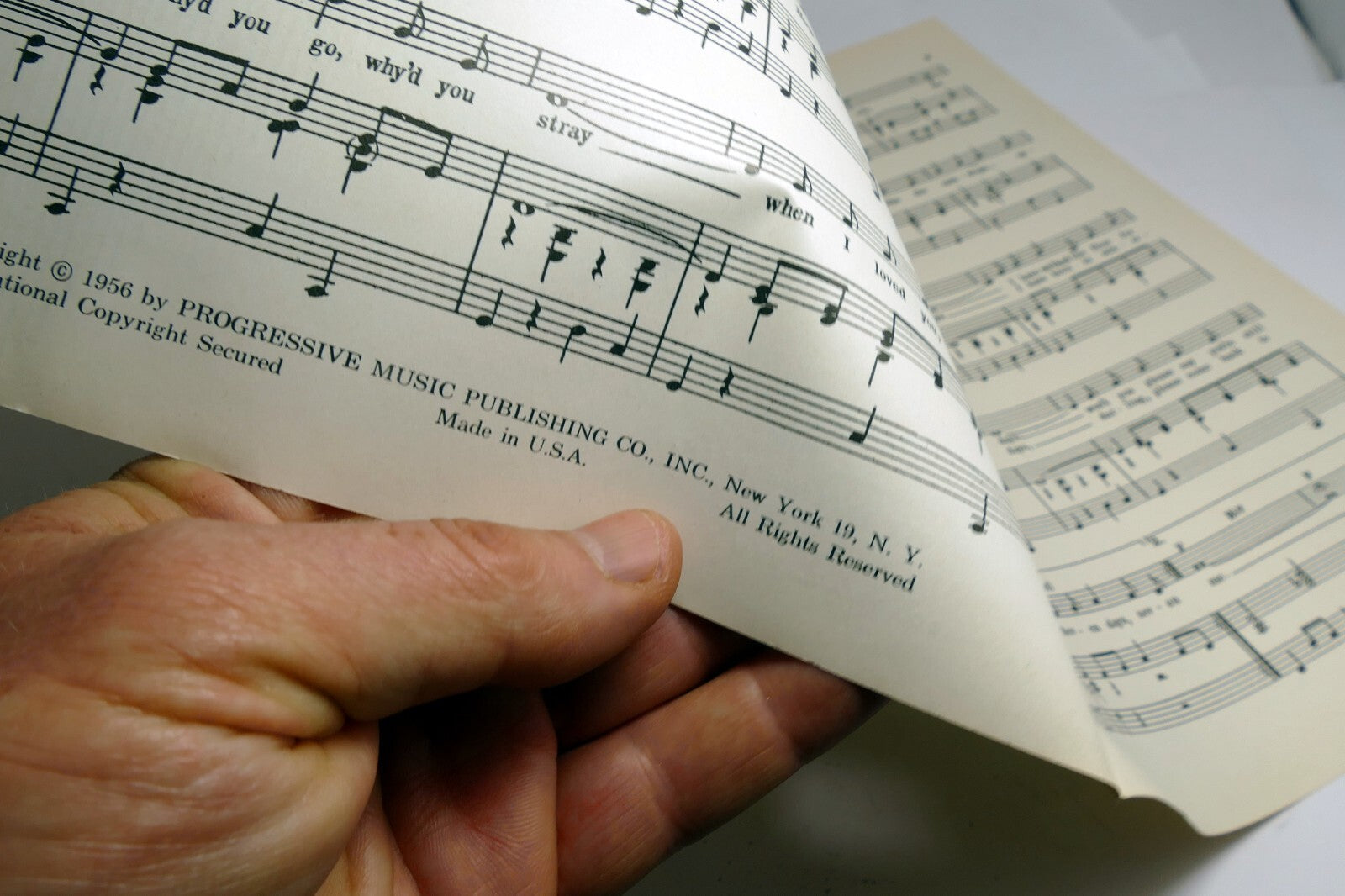 Seven Days Willis Carroll Carmen Taylor  1956 Sheet Music