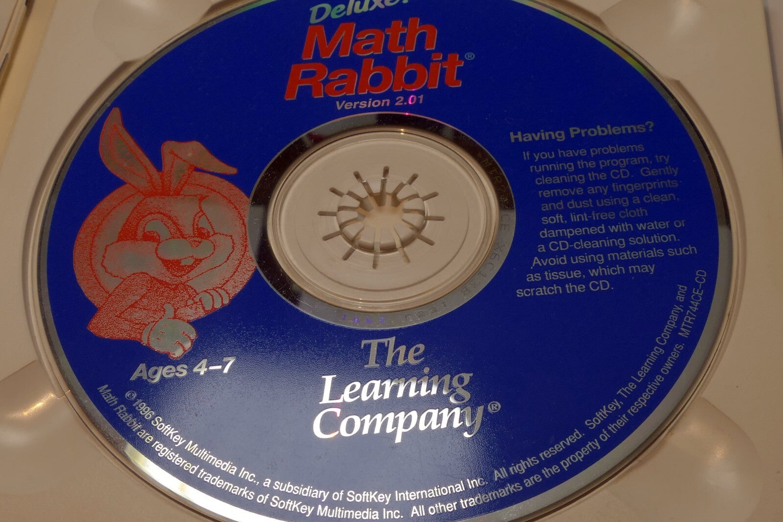 Deluxe! Math Rabbit, Ages 4-7 CD-Rom. (1996, The Learning Company)
