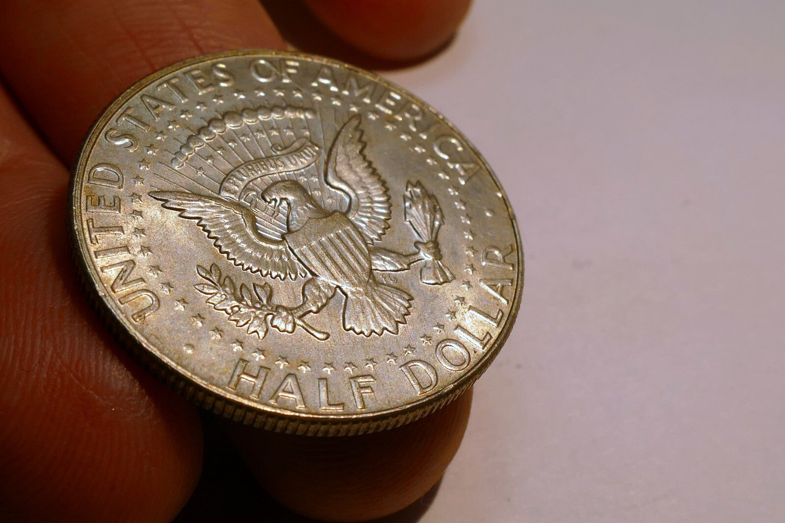 1969 - D Kennedy  half dollar coin US 40 % SILVER 60 % Copper