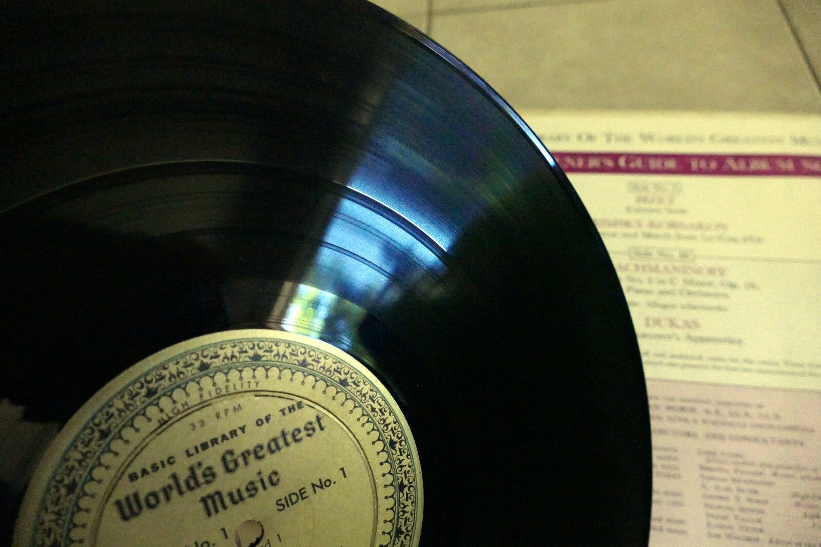 Basic Library WORLDS GREATEST Music 1958 LP Rimsky-Korsakov Rachmaninoff Album 1