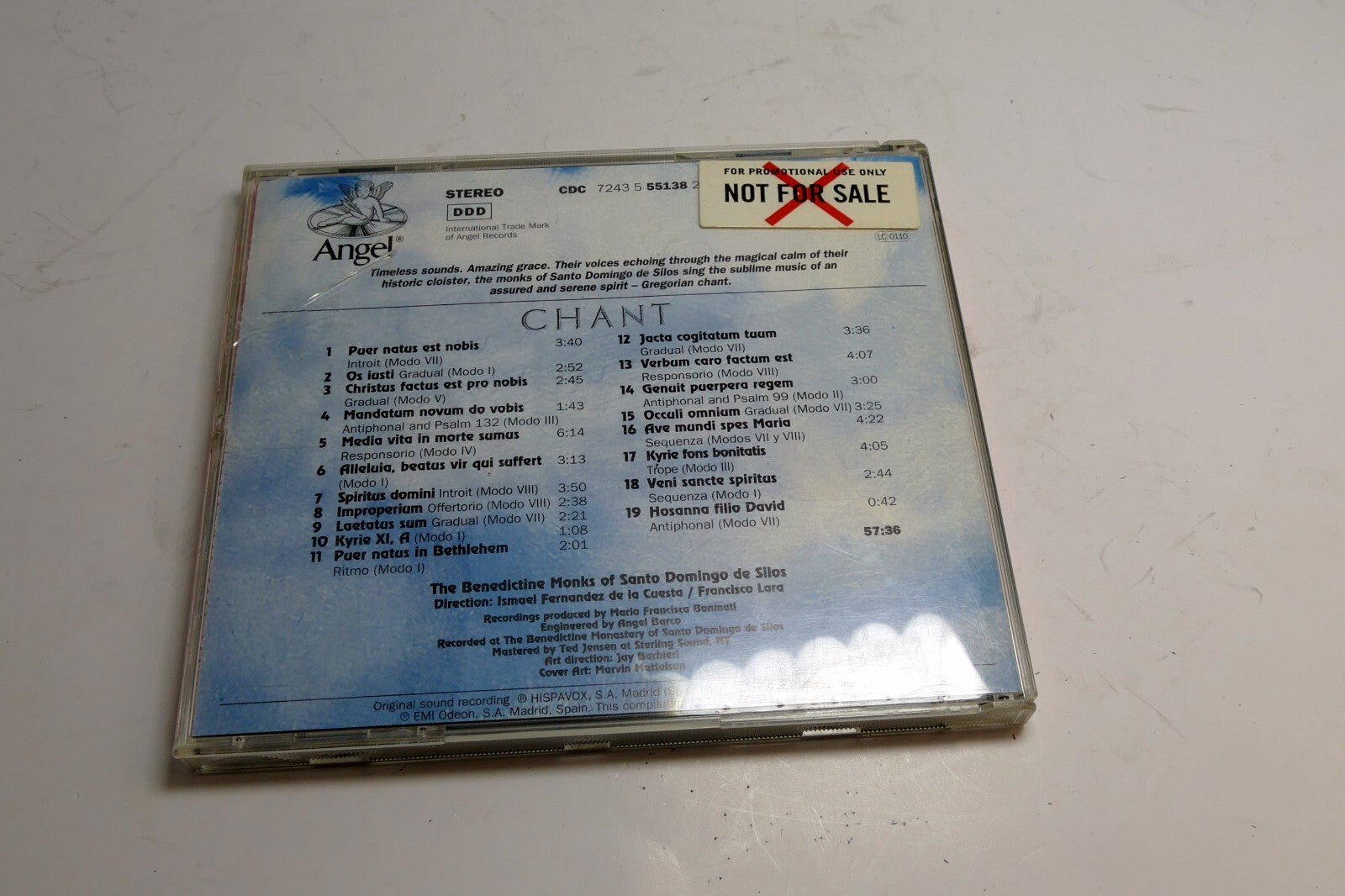 Chant The Benedictine Monks of Santo Domingo de Silos CDC 7243 5 55138 23