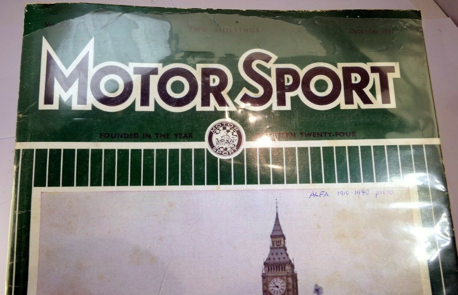 Motor sport magazine december 1961