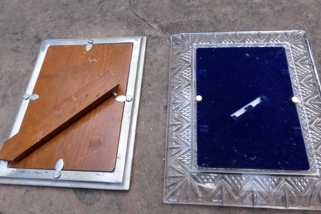 Pack of 3 Four Metal/Glass Picture Portrait Frame 5X7" Art Photo Mixed lot