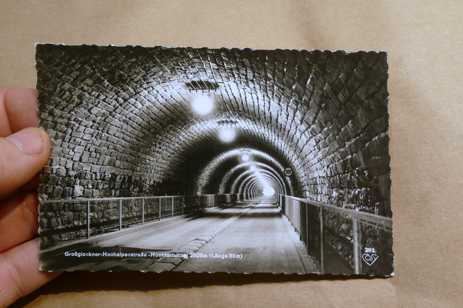 Grossglockner Hocktortunnel Alpine Road postcard Austria - unposted
