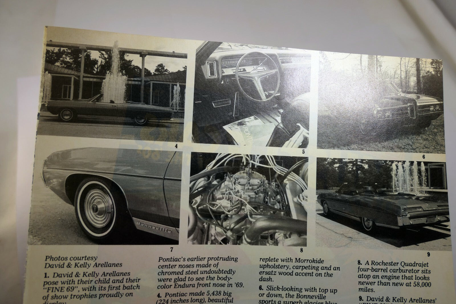 Pontiac Cars & Parts Magazine clipping advertisement Ad Family Album 1969 428 HO