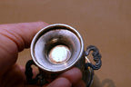 Antique SMP CO Silversmith Silver Copper small bowl dish 2.5X3" small