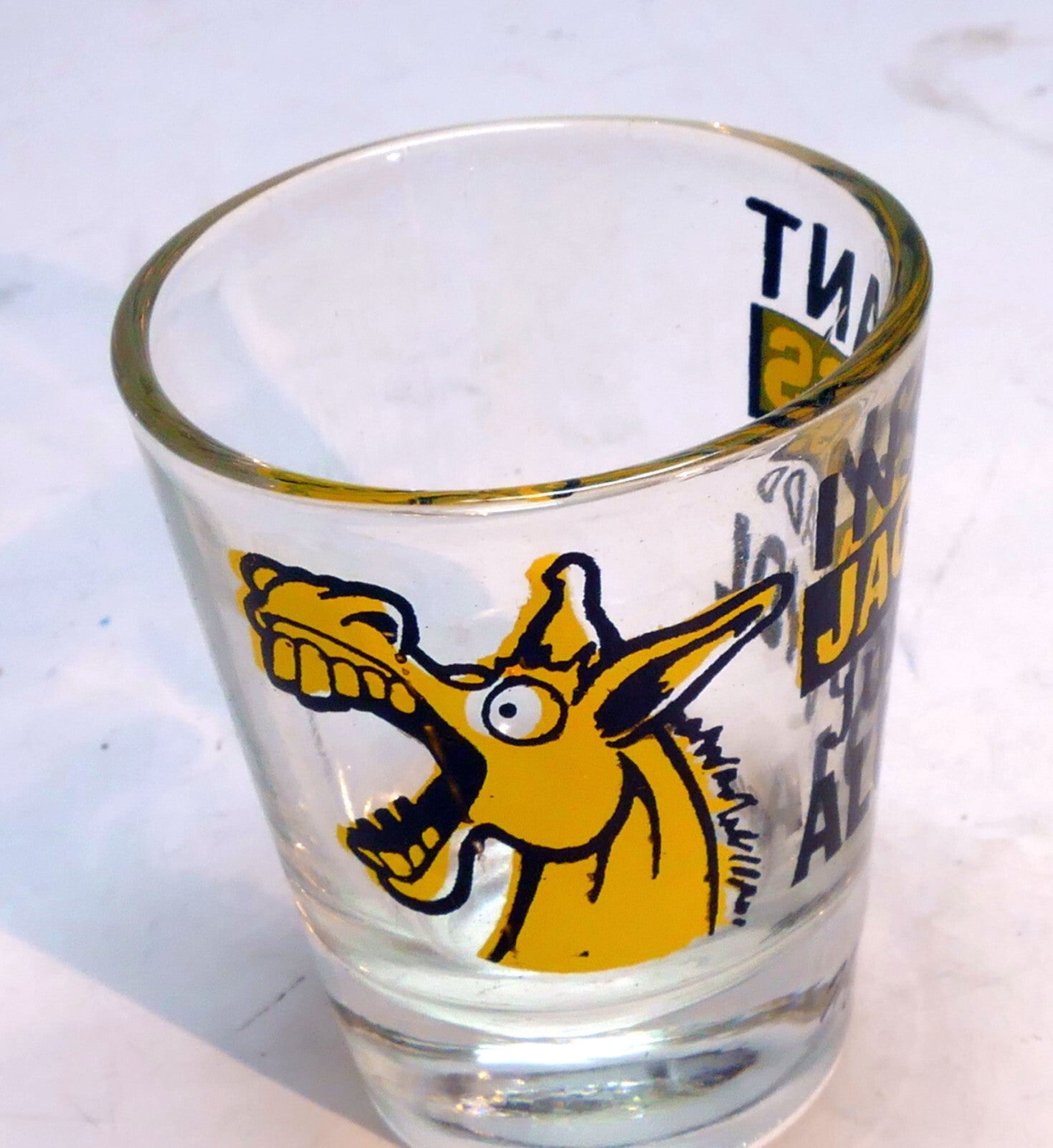Instant JACKASS just add Alcohol Monterey California USA Shot Glass Souvenir