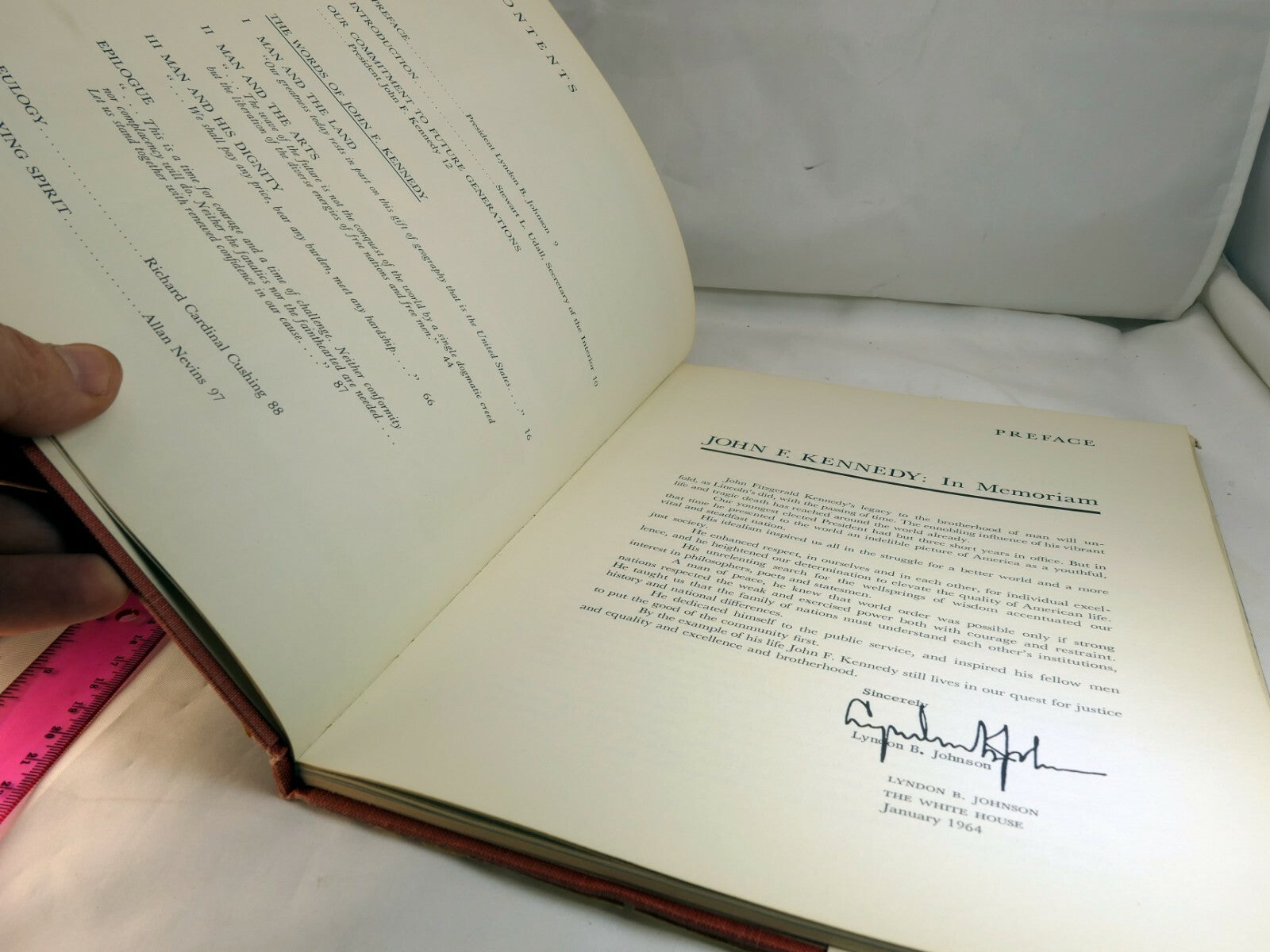 In The Words Of John F. Kennedy,  America The Beautiful HARDCOVER 1964