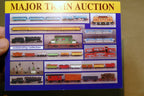 Major train auction 2001 felton add postcard, unposted