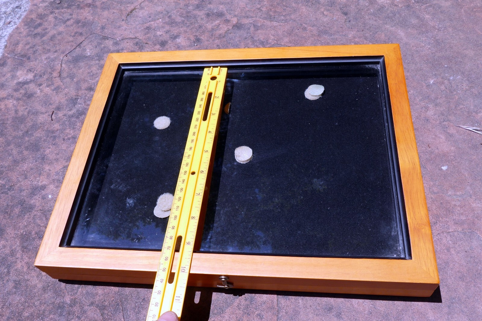 Wooden Box  Picture Photo Frame Display case 11X15" for pictures or jewelry