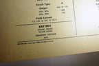 1958 Chrysler 300D LC3-S 392 Sun Electric Car Specs Sheet Chart