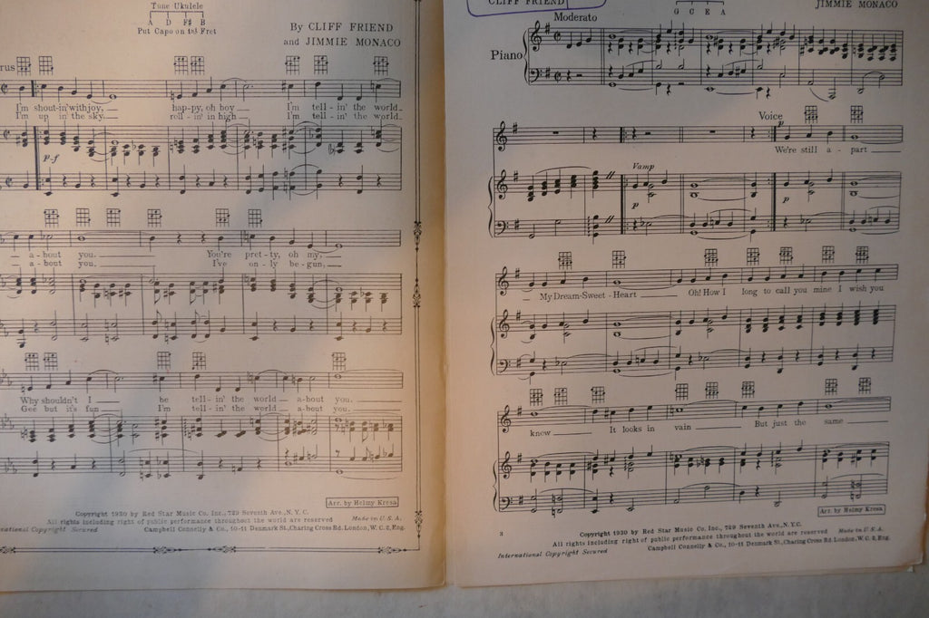 Maybe, Someday, 1930, from "The Golden Calf", by Cliff Friend and Jimmie Monaco