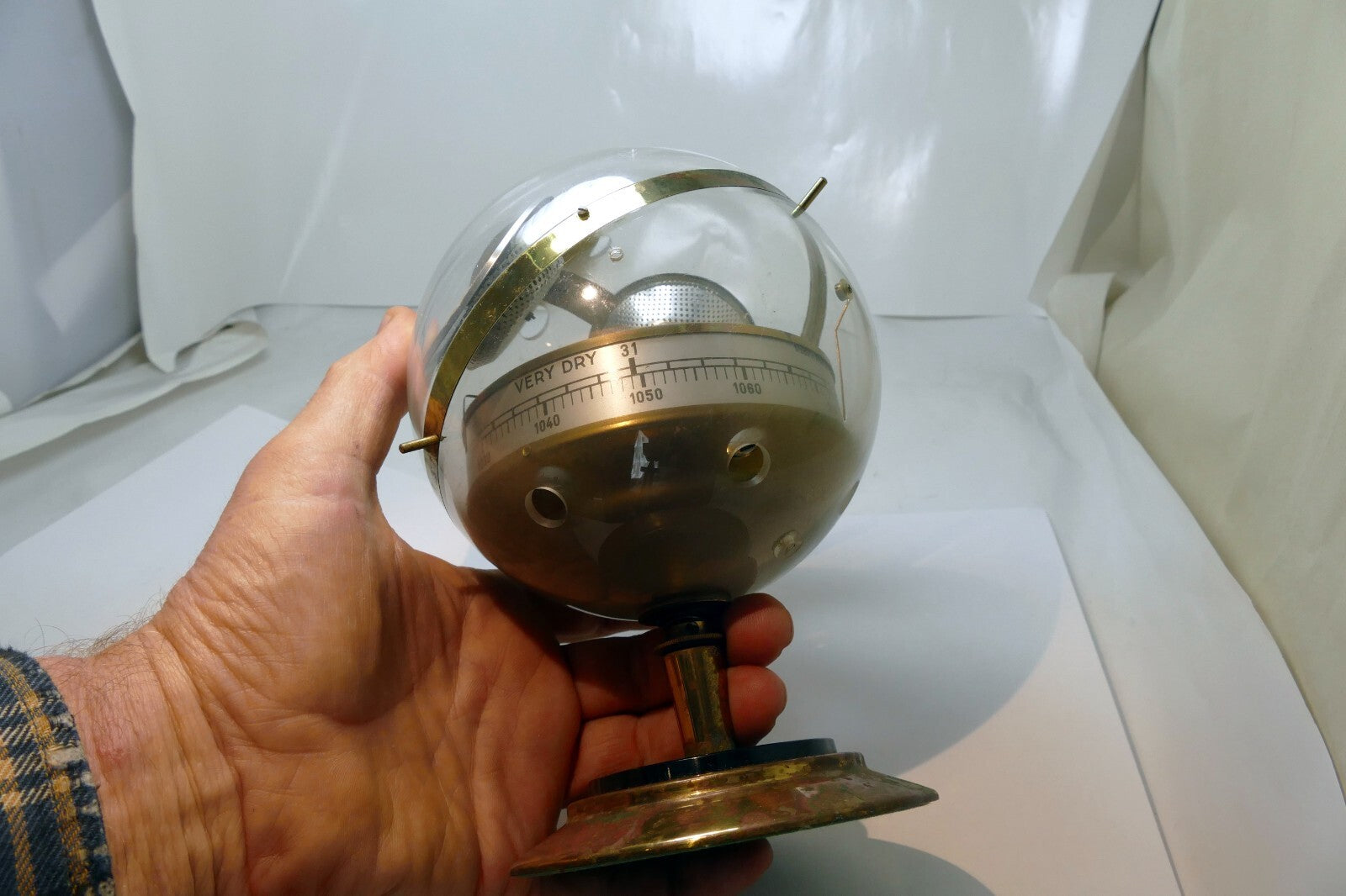 BGM Barometer Brass Sputnik West Germany