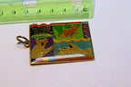 Grand Princess Cruises Australia Souvenir Charm 3.5X4.5cm koala kangaroo pendant