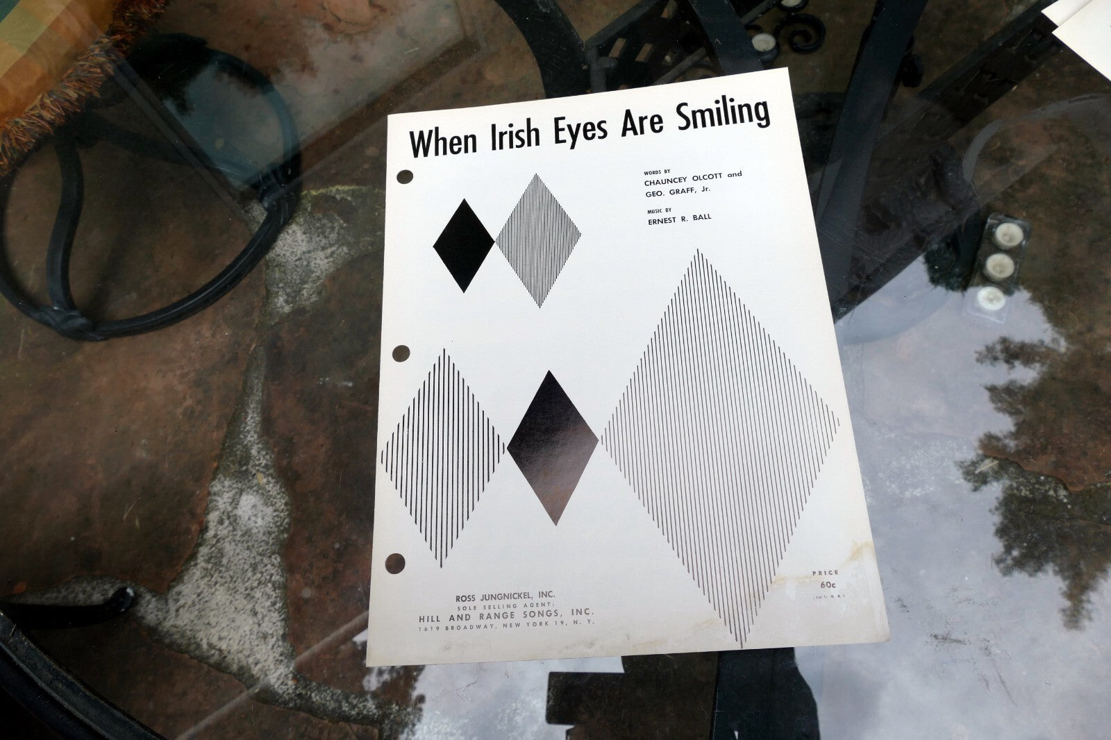 When Irish Eyes Are Smiling Ernest Ball  sheet music 1936
