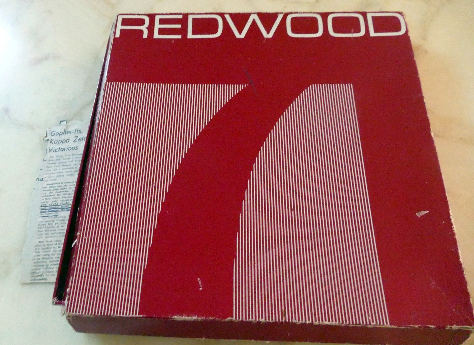 1971 yearbook university of santa clara california usa, college, the redwood