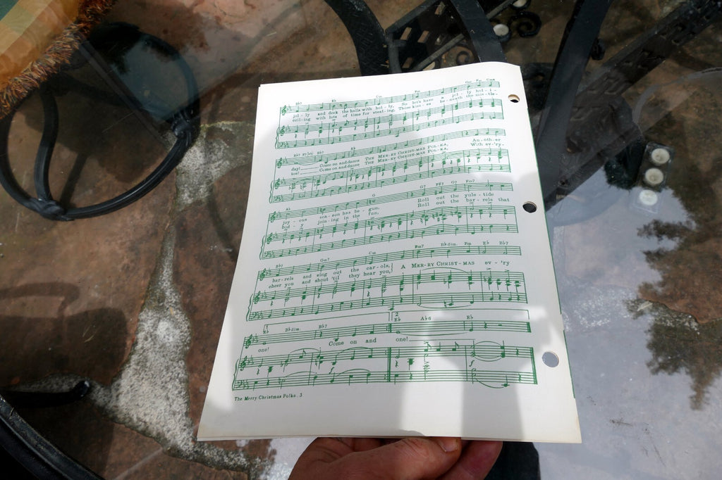 Merry Christmas Polka Paul Webster Sonny Burke   1949 Sheet Music