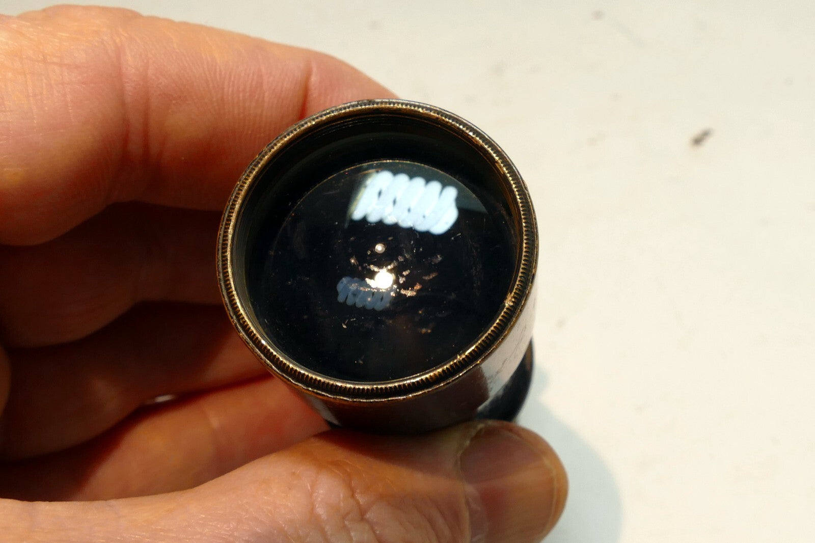 Antique Telescope Brass Nautical Spyglass 19th century compact