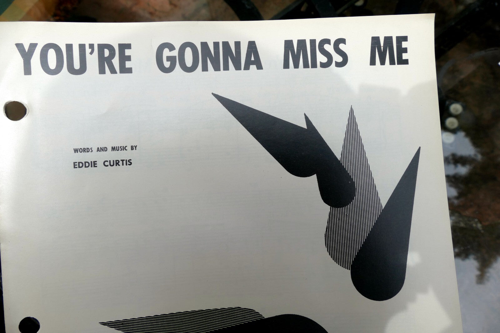 You're gonna miss me sheet music   song and lyrics by eddie curtis 1959 francis