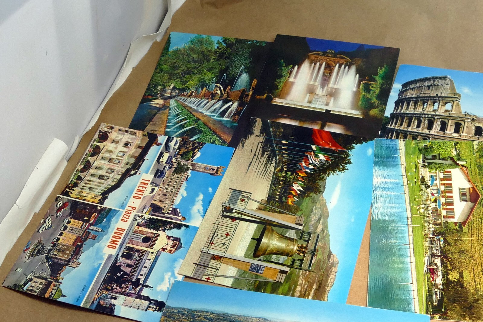 1980's Postcard unposted Italy set of 12 Genova Cityscapes Roma lot