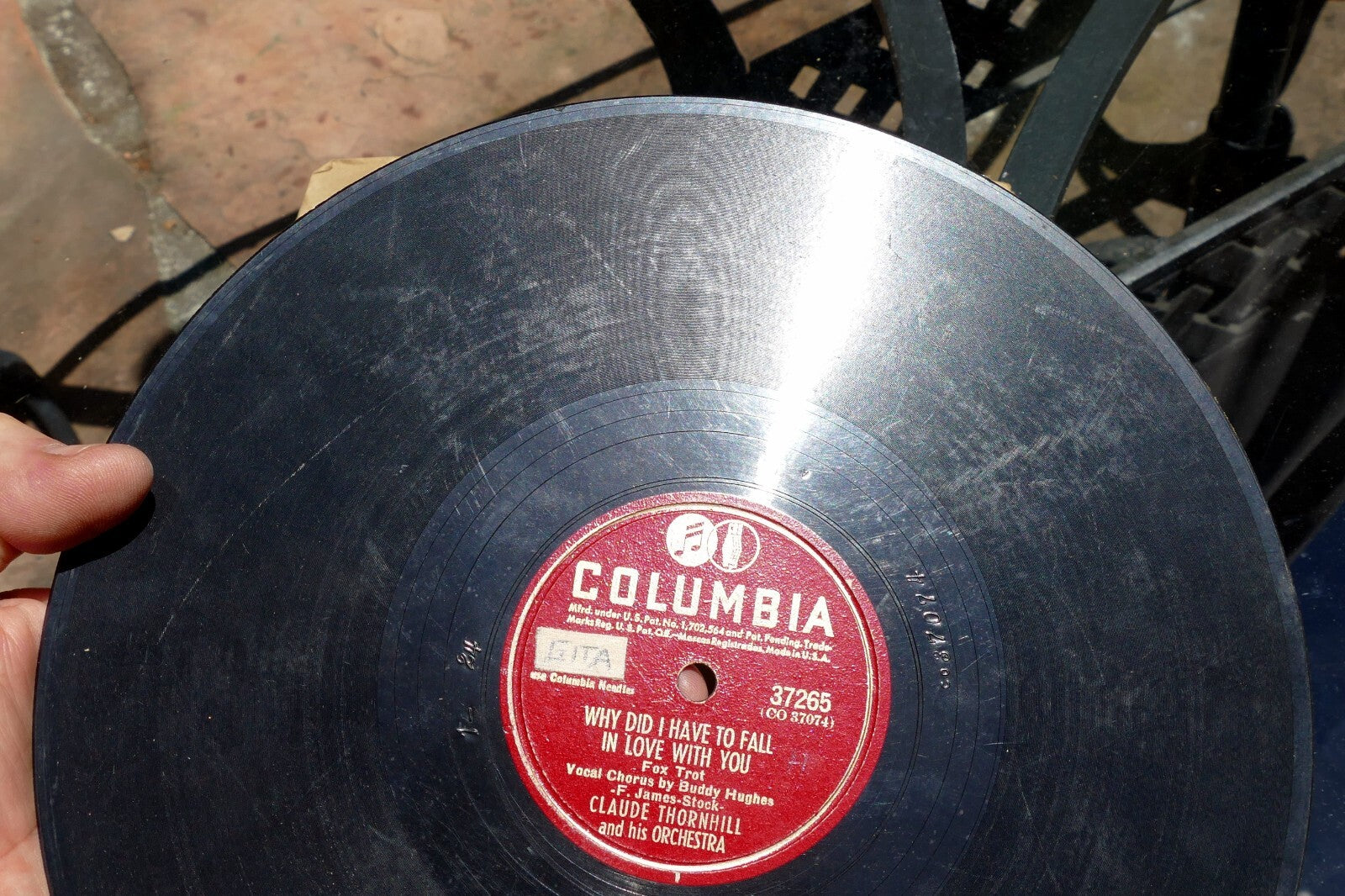 10" Claude Thornhill And His Orchestra ‎Far Away Island Why Did Fall 37265 1947