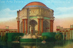 Fine arts palace san francisco usa 1926 postcard   unposted