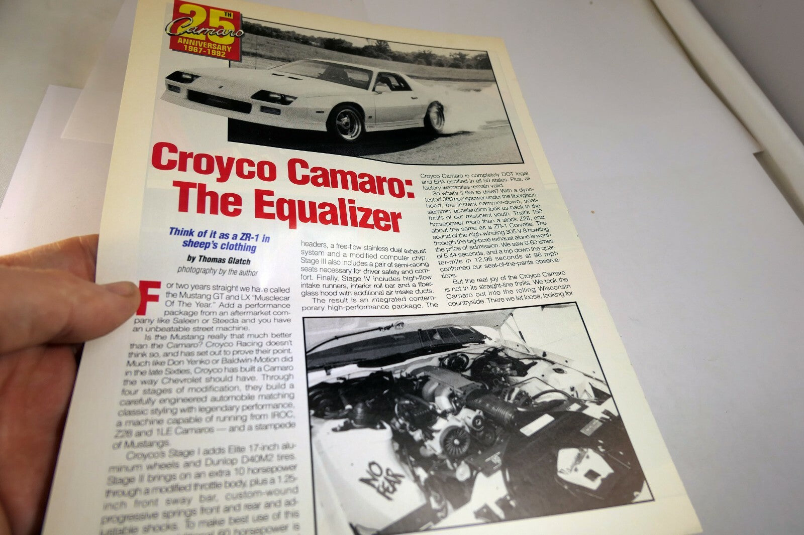 1991 Pontiac GTO clippings review article Ad MuscleCar Review