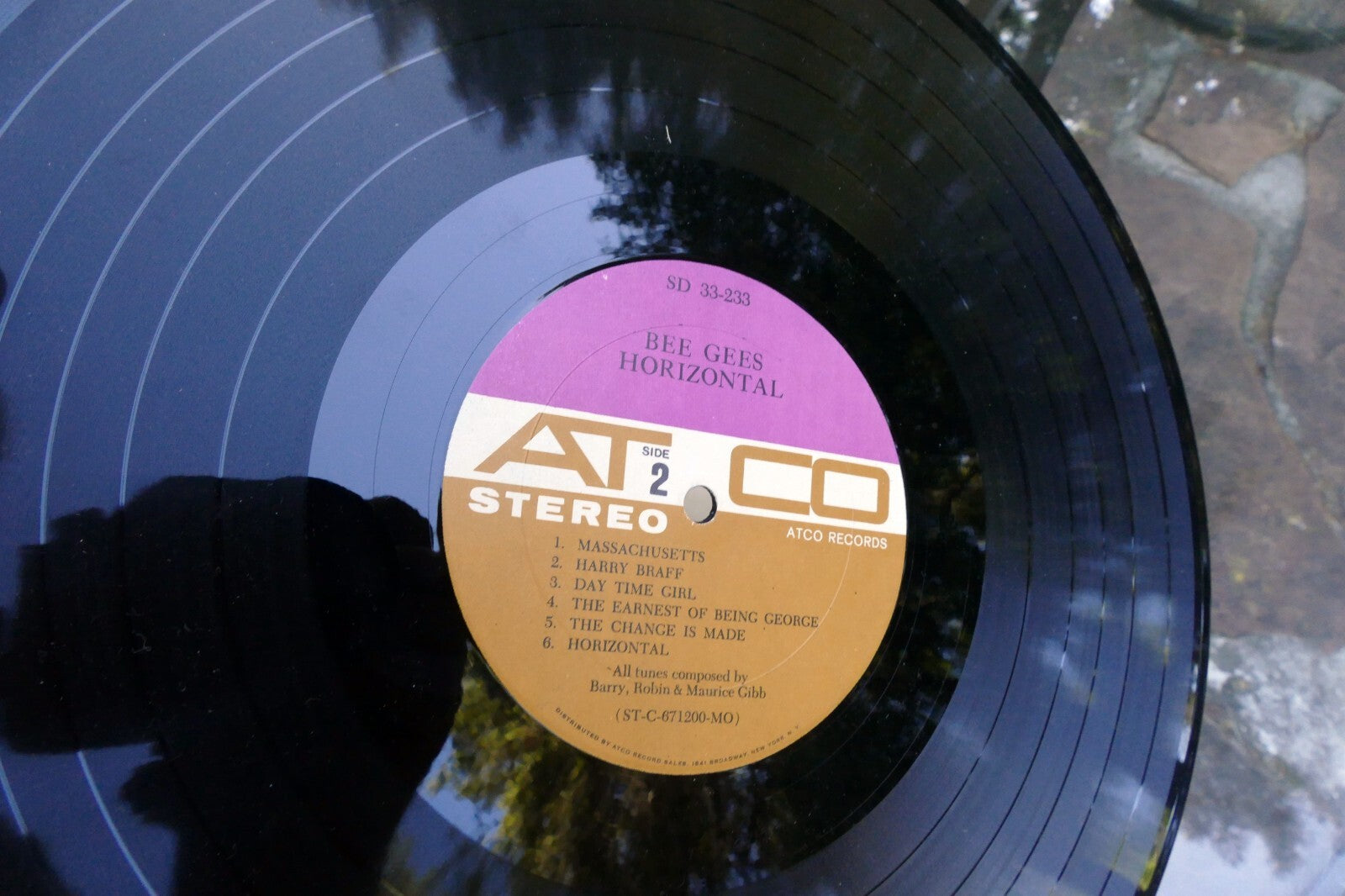 BEE GEES Horizontal LP 1968 ATCO SD 33-233 Vinyl LP Record -R36 VG