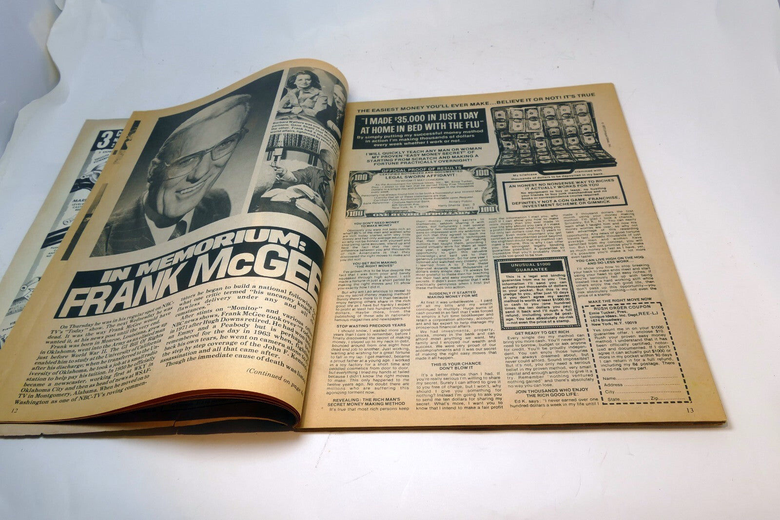 1974 August TV-MOVIES TODAY MAGAZINE ELVIS Hurt, Liz Taylor, Barbara Steals Cher