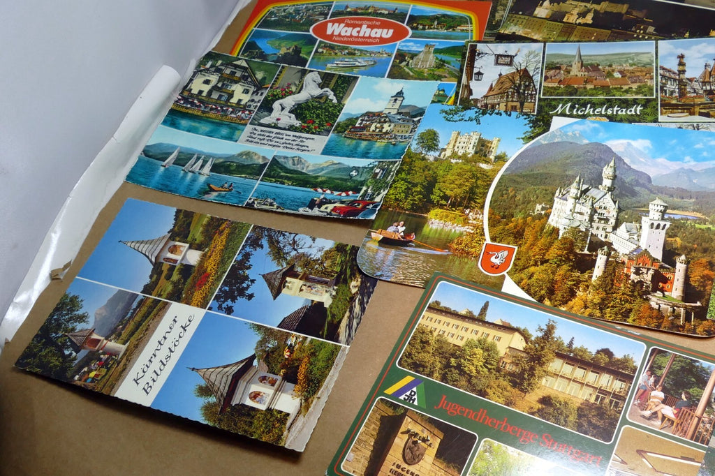 Germany Unposted Postcard Lot pack of 13 Landscapes Towns Castles 1980's