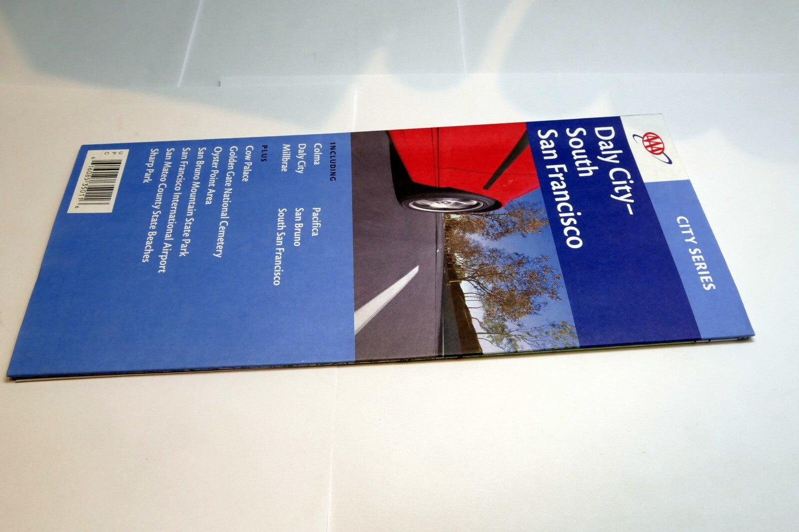 2000 AAA City Series Daly City- South San Francisco Map Pacifica Colma San Bruno
