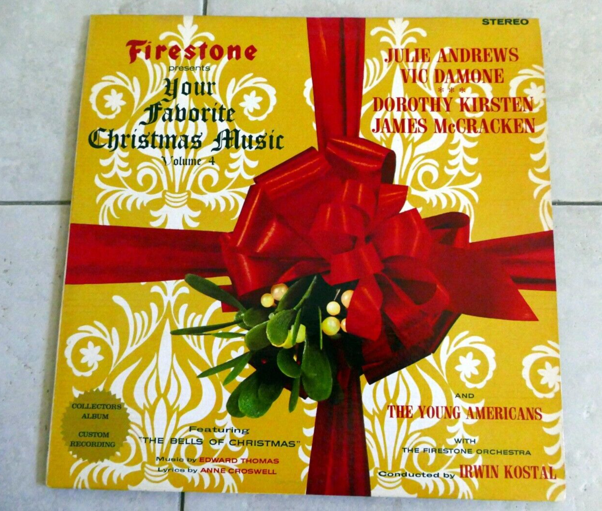 Firestone your favorite christmas music volume 4 stereo vinyl lp slp 7011
