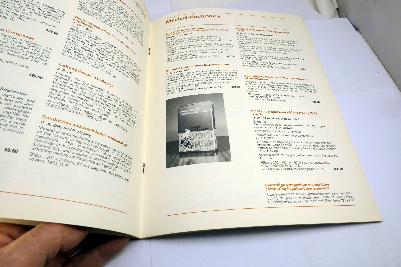 1981 Publications Catalog Institution Electrical Engineers IEE P. Peregriinus