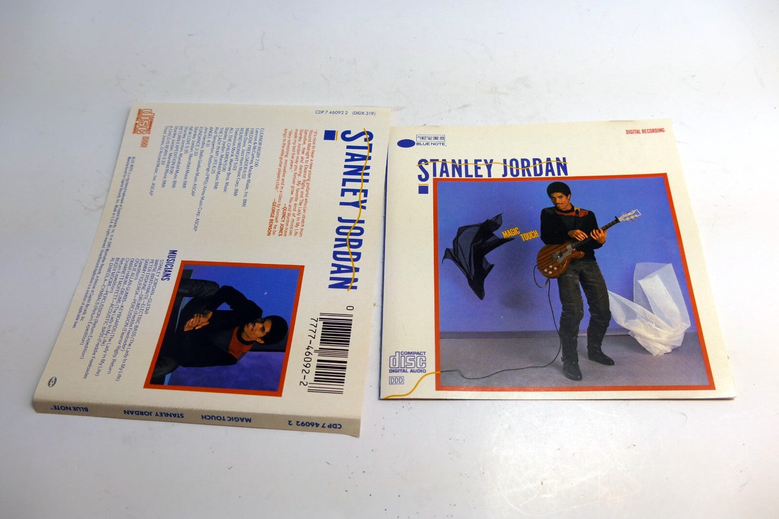 Inlay cover art only no case or cd included stanley jordan magic touch 746092 2
