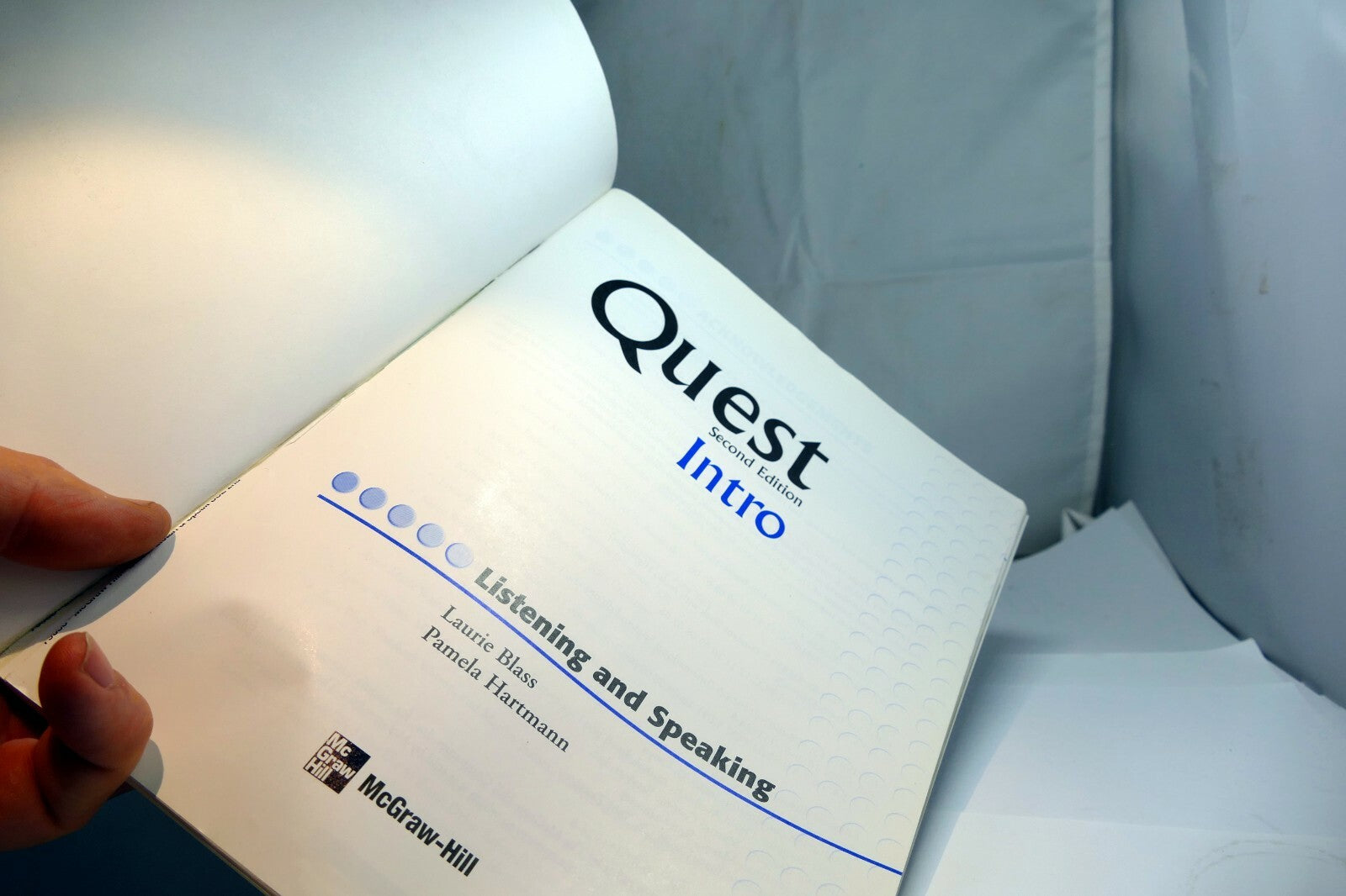 Quest Listening and Speaking Intro Student Book 2nd Edition Paperback ESL