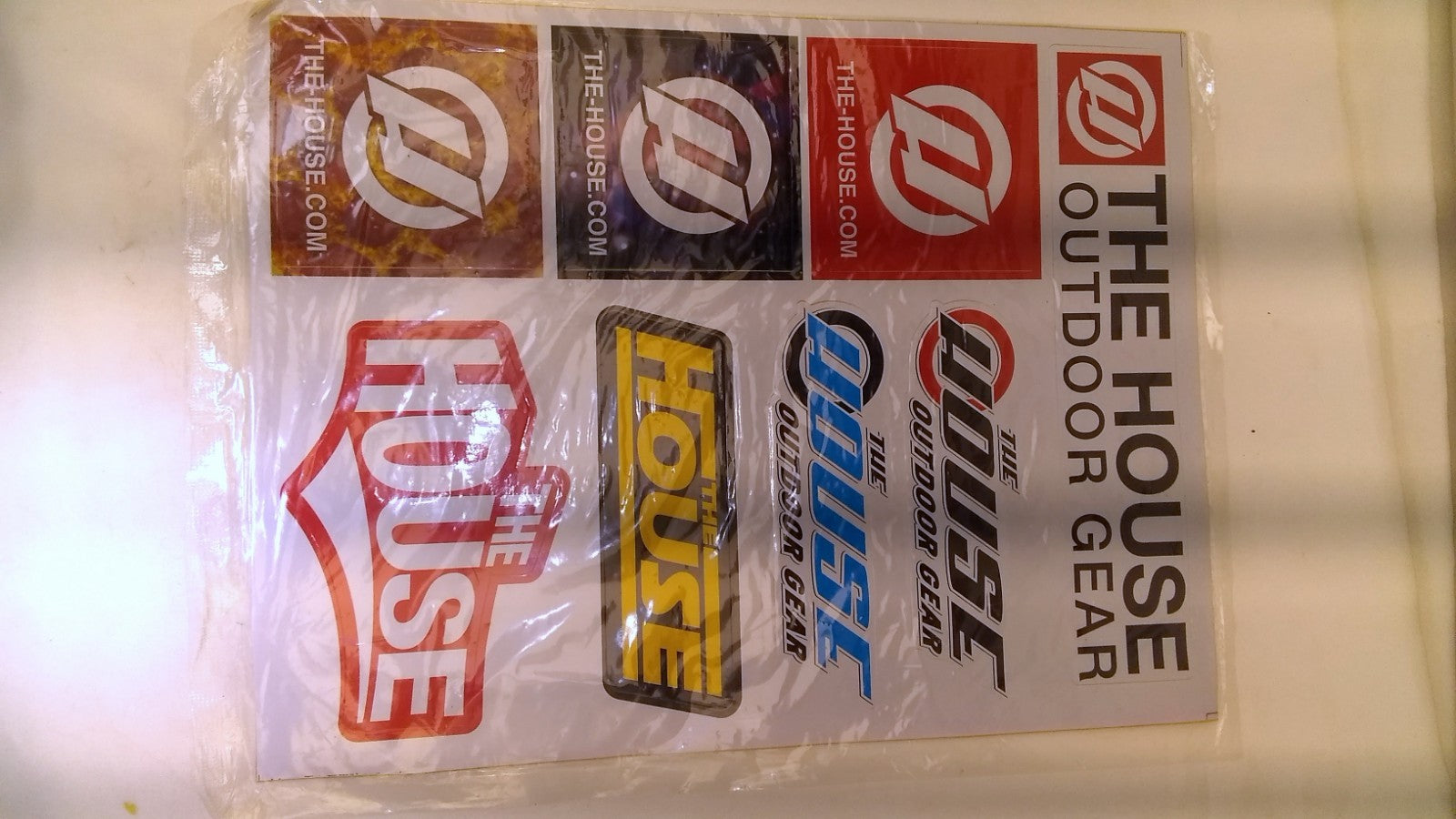 8x The House Outdoor Gear sticker decals Snow Board Ski Skate Camp Watersports